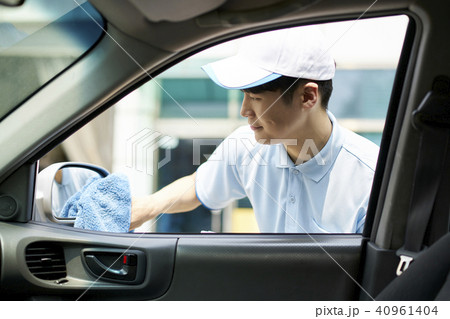 磨く 笑顔 微笑の写真素材