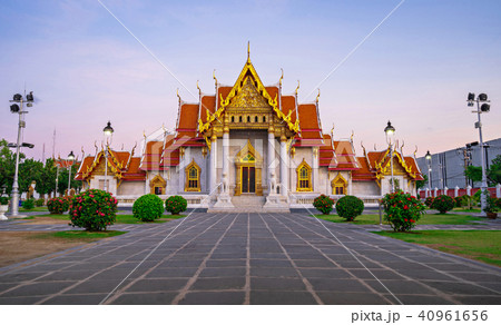 Wat Benchamabophit the marble temple in Thailand 40961656
