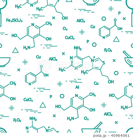 Seamless pattern with scientific, education 40964061
