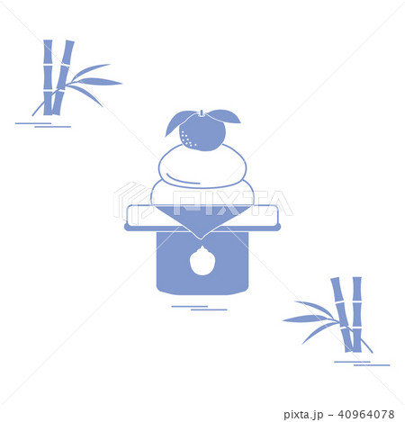 Kagami mochi - traditional New Year treats in Kagami mochi - traditional New Year treats in 40964078