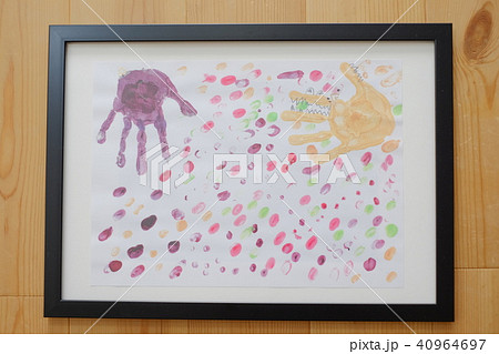 手形　子供の成長記録 40964697