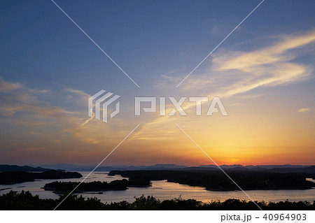 英虞湾の夕景 英虞湾の夕景 40964903