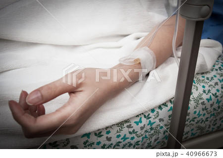 a hand of a patient during a surgical operation a hand of a patient during a surgical operation 40966673