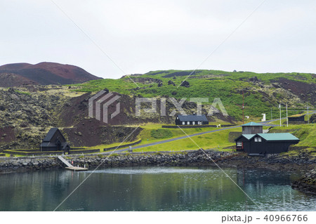フェリーから見たヘイマエイ島 フェリーから見たヘイマエイ島 40966766