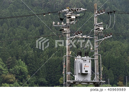電柱 電柱 40969989
