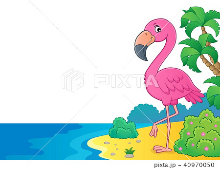Flamingo Topic Image 6のイラスト素材