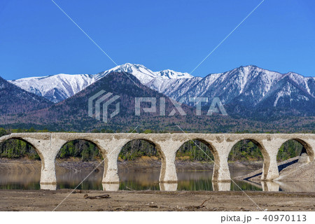 北海道 タウシュベツ川橋梁 北海道 タウシュベツ川橋梁 40970113