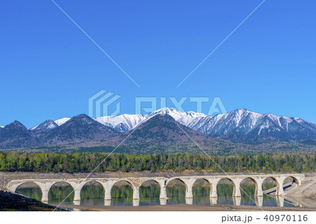 北海道 タウシュベツ川橋梁 北海道 タウシュベツ川橋梁 40970116