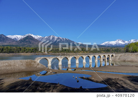 北海道 タウシュベツ川橋梁 北海道 タウシュベツ川橋梁 40970120