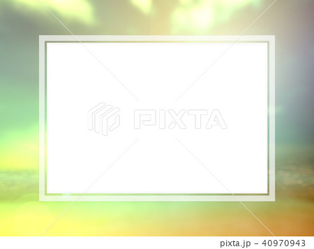 背景-南国-海-空-フレーム 40970943