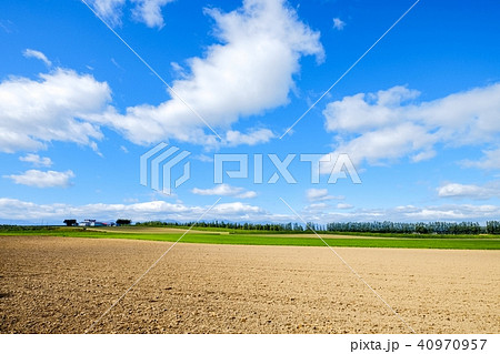 十勝平野の風景 40970957