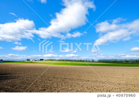 十勝平野の風景 40970960