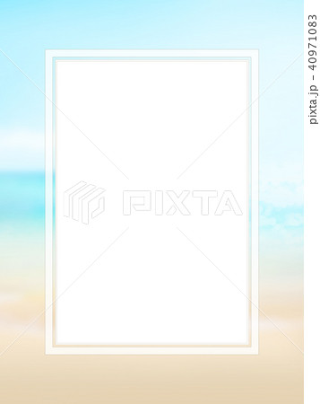 背景-南国-海-空-フレーム 40971083