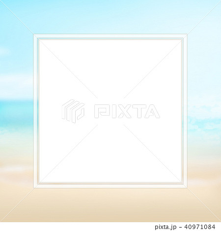 背景-南国-海-空-フレーム 40971084