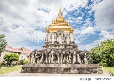 View of Wat Chiang Man in Chiang Mai Thailand View of Wat Chiang Man in Chiang Mai Thailand 40972592