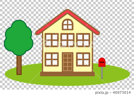 家 マイホーム 住宅 イラスト素材のイラスト素材