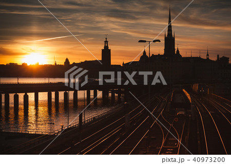 Gamla Stan at sunset, Stockholm, Sweden Gamla Stan at sunset, Stockholm, Sweden 40973200