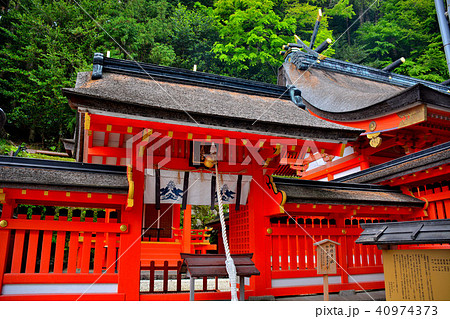 熊野那智大社・境内の御縣彦社（みあがたひこしゃ）の眺め（１） 40974373