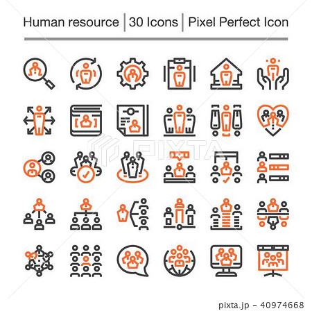 human resource icon 40974668