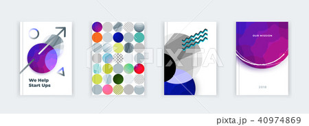 Abstract cover design, business brochure template 40974869