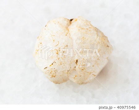 rough crystal of analcime gemstone on white rough crystal of analcime gemstone on white 40975546