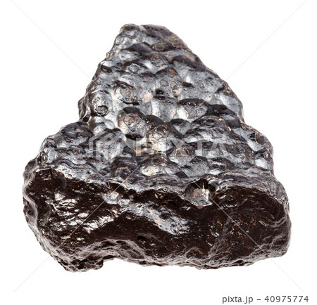 piece of Hematite (Kidney Ore) stone isolated 40975774