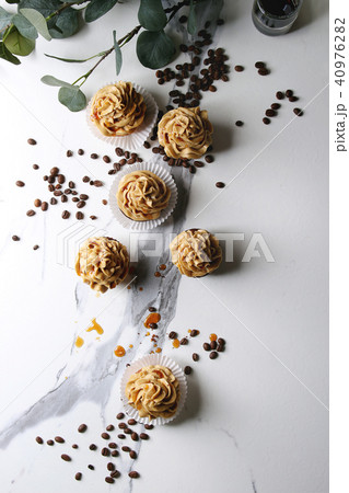 Homemade coffee cupcakes 40976282