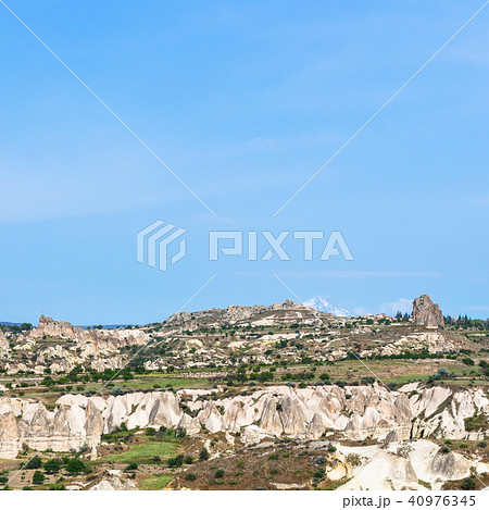 mountains in Cappadocia in sunny spring day 40976345