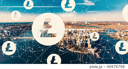 Litecoin with the Manhattan, NY Litecoin with the Manhattan, NY 40976706