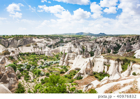 green valley in Goreme National Park in Cappadocia 40976832