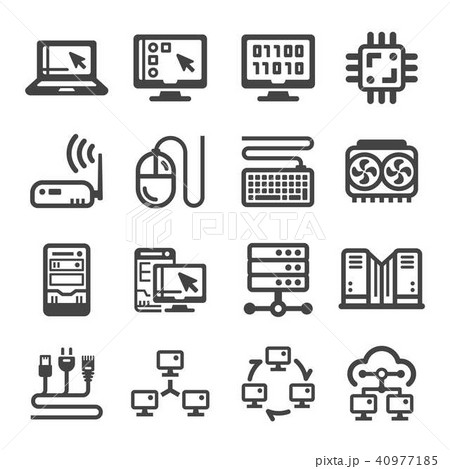 computer icon computer icon 40977185