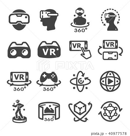 virtual reality icon 40977578
