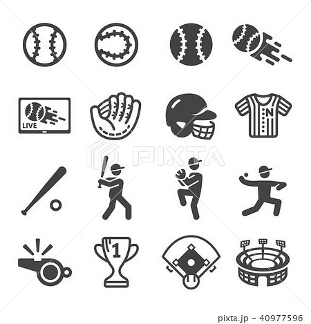 baseball icon 40977596