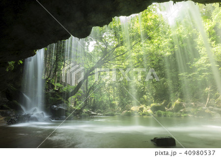 鍋ヶ滝の写真素材