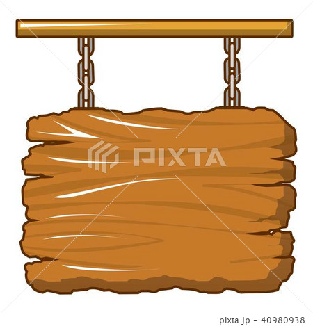 Westearn bar board icon, cartoon style 40980938