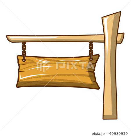 Welcome board icon, cartoon style Welcome board icon, cartoon style 40980939