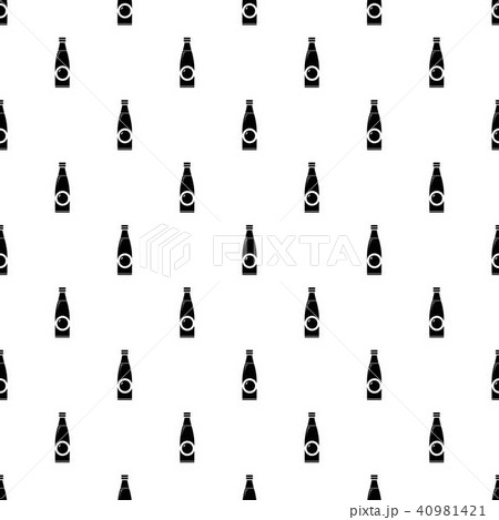 Bottle pattern vector seamless 40981421
