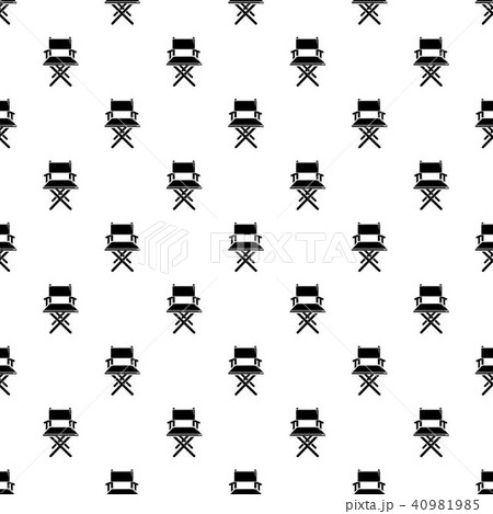 Director chair pattern vector seamless 40981985