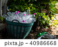 Plastic bottle in the basket for recycling 40986668