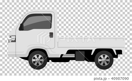 軽トラックのイラスト素材