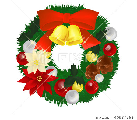クリスマスリース 40987262