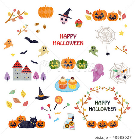 素材-ハロウィン（テクスチャ） 40988027