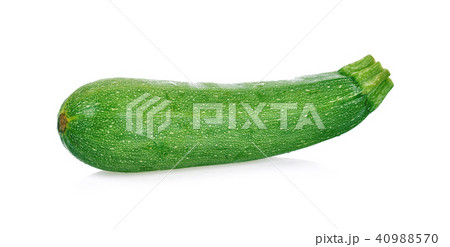 Fresh zucchini isolated on a white background 40988570
