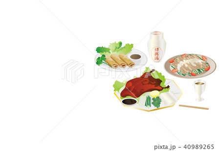 今日のご飯春巻きと北京ダック 40989265