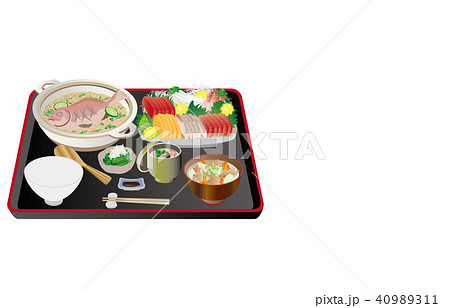 今日のご飯鯛飯と豚汁 今日のご飯鯛飯と豚汁 40989311