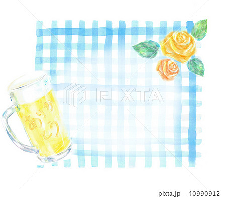 父の日 カード ビールジョッキ 黄色いバラ 父の日 カード ビールジョッキ 黄色いバラ 40990912