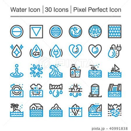 water icon water icon 40991838