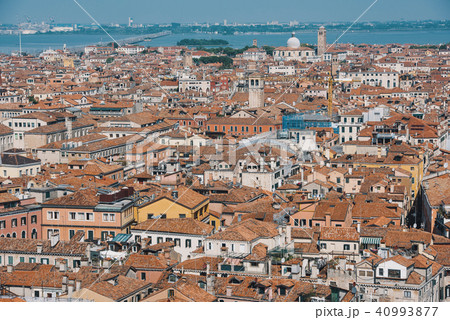 historical buildings and roofs of Venice 40993877