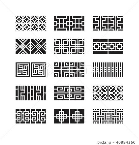 Asian ornament icon 40994360