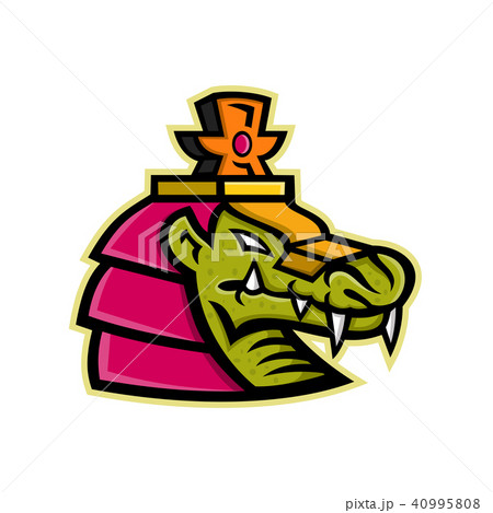 Sobek Egyptian God Mascot 40995808
